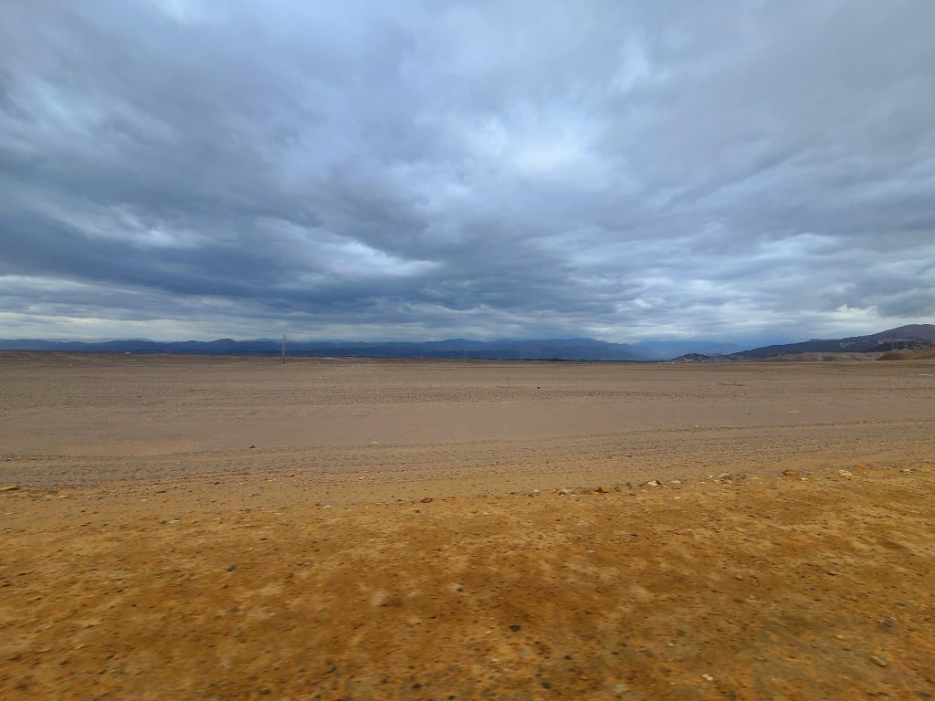 Désert à perte de vue